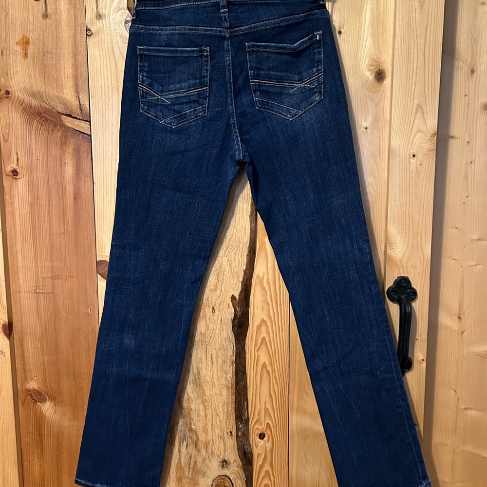 Payton Straight Stretch Cuffed Jean